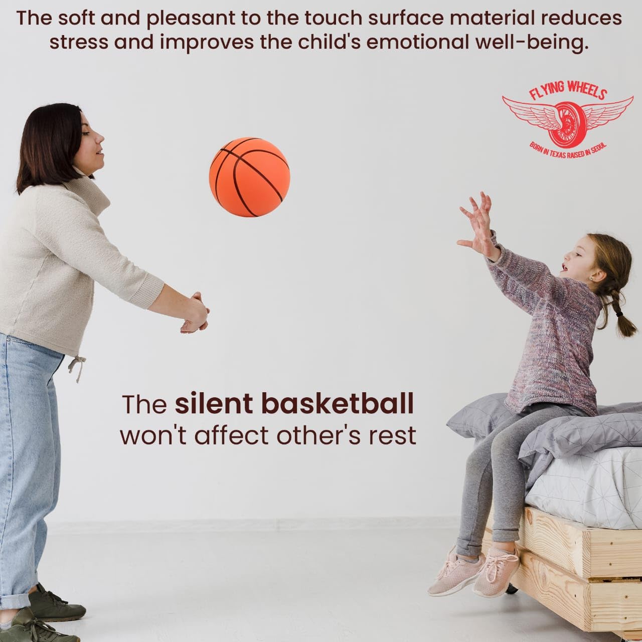 QUIET HOOPER Silent Basketball Size 7